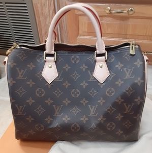Louis Vuitton Monogram Speedy 30 Bandouliere